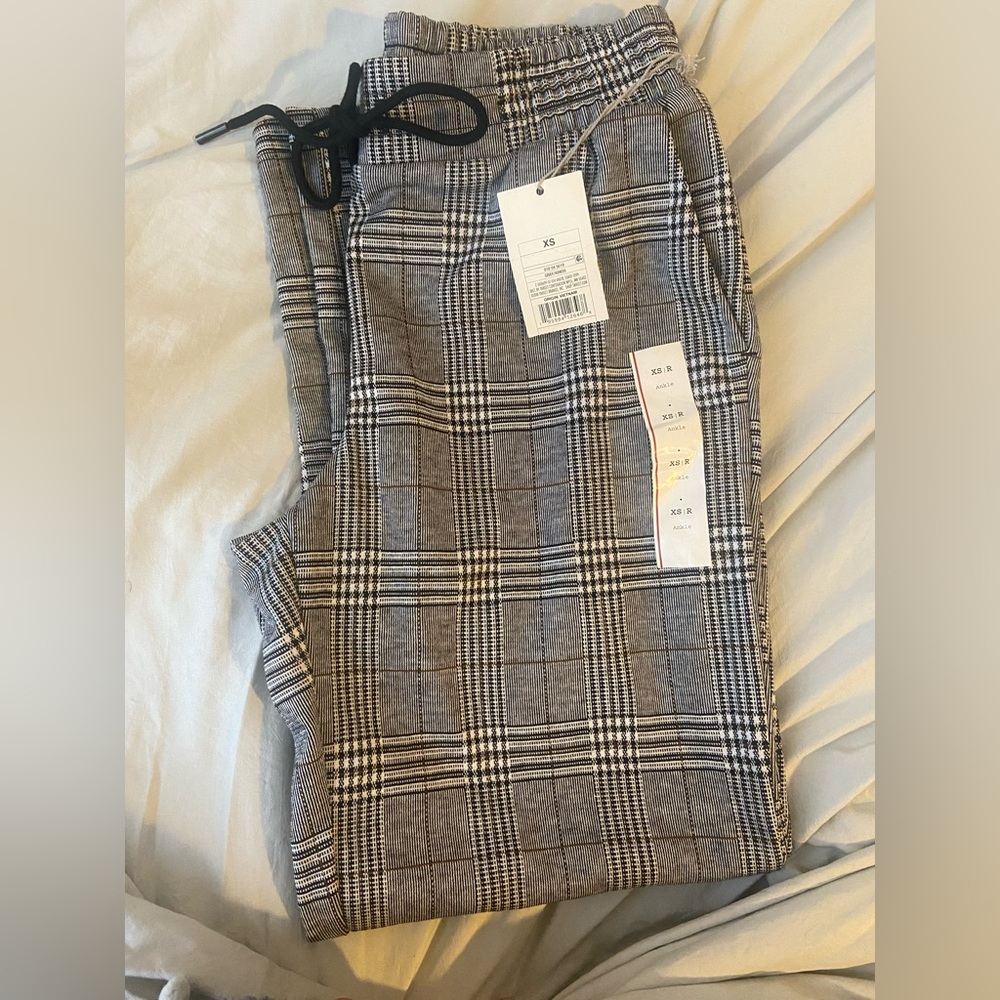 A New Day Plaid Joggers XS